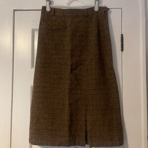 Ralph Lauren Double RL Tan Pencil Skirt